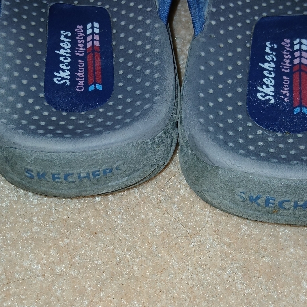 Skechers Outdoor Lifestyle Reggae BlueStrappy Toe Loop Sandals Women's 10. - Picture 4 of 8
